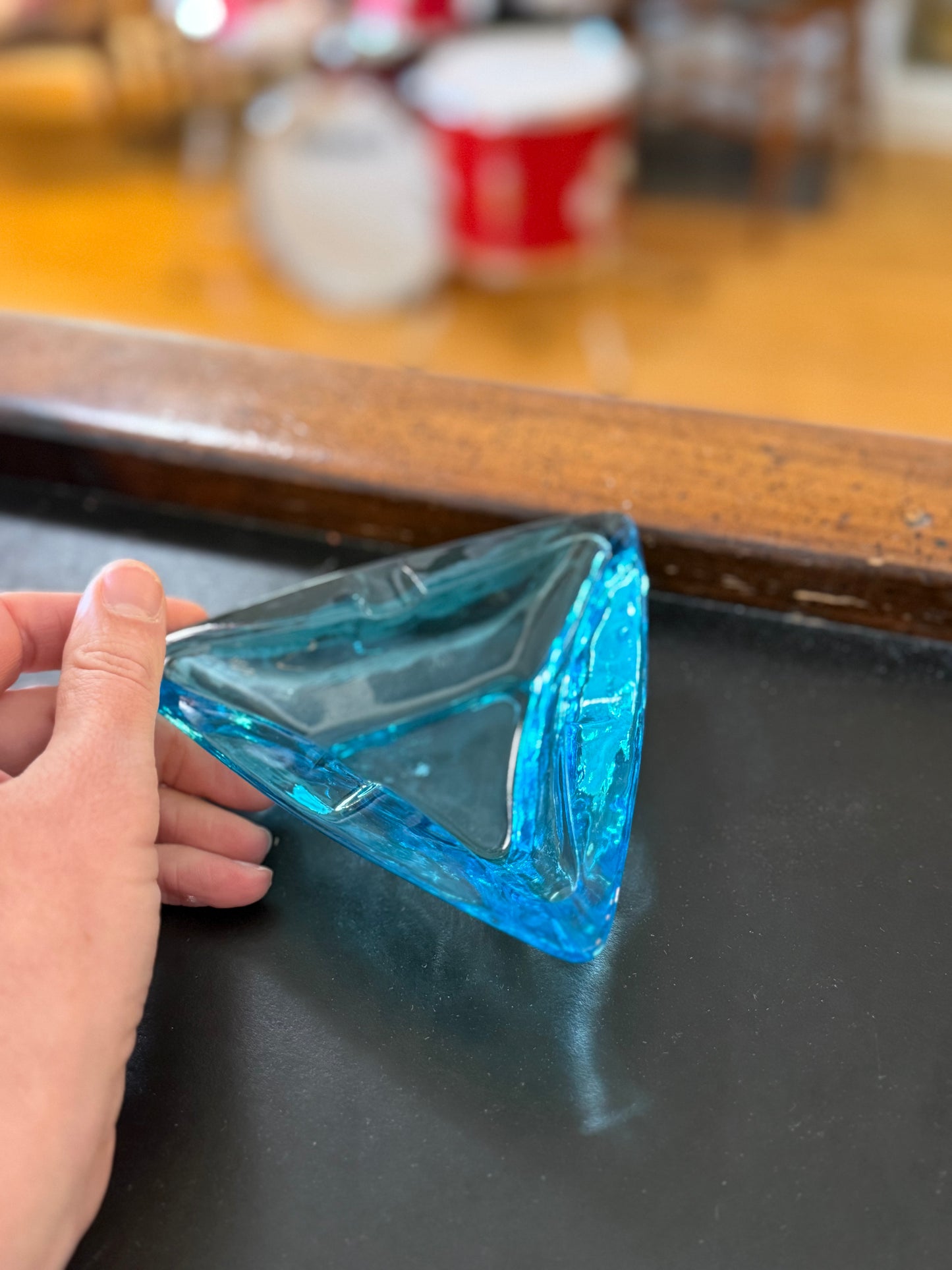 Hazel Atlas Capri Blue Ashtray