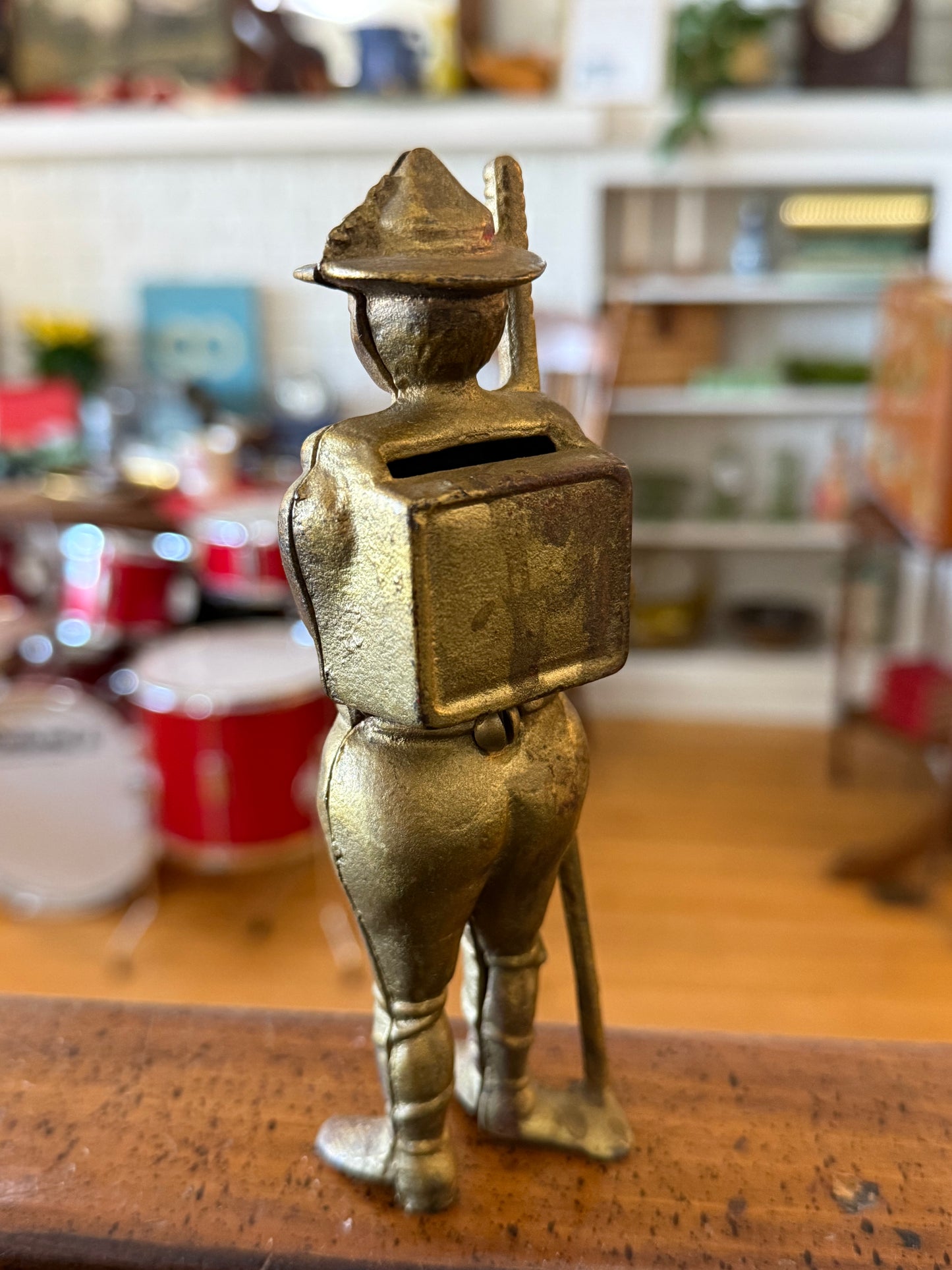 Early 1900s "Boy Scout" Cast Iron Bank