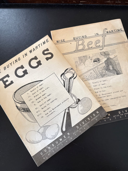Set of Wartime Wise Buying Guides