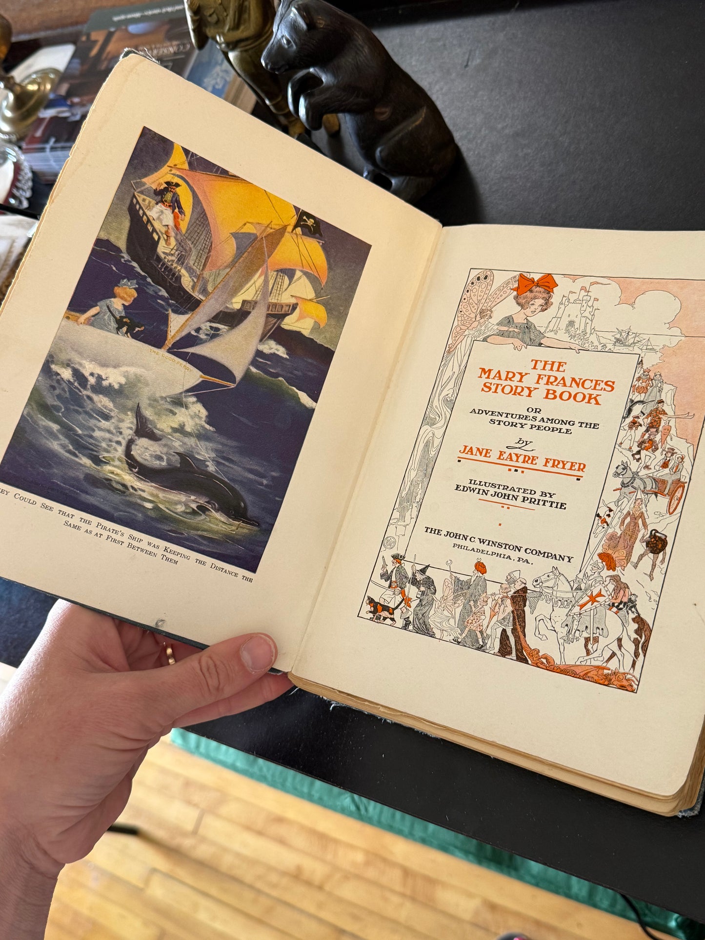 1st Edition Cloth Cover Jane Eayre w Color Prints