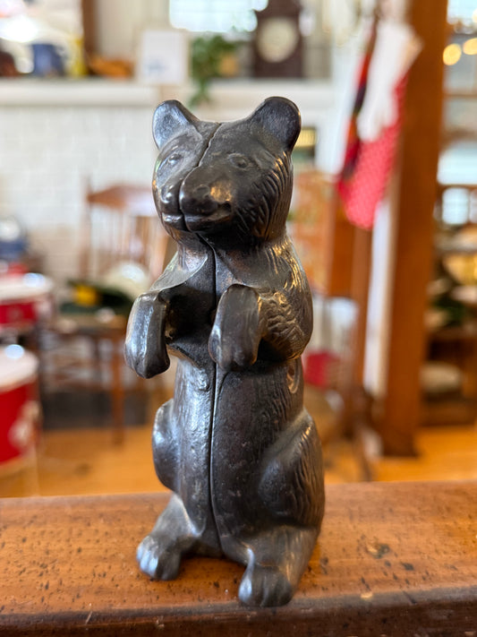 Early 1900s "Begging Bear" Cast Iron Bank