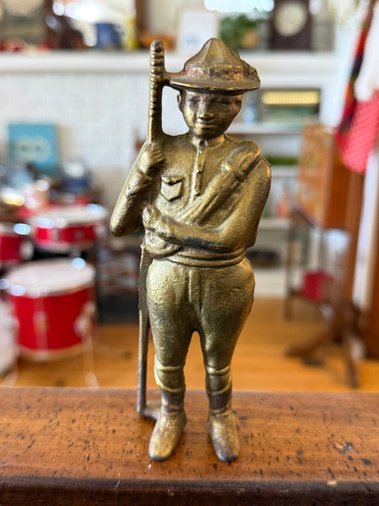 Early 1900s "Boy Scout" Cast Iron Bank
